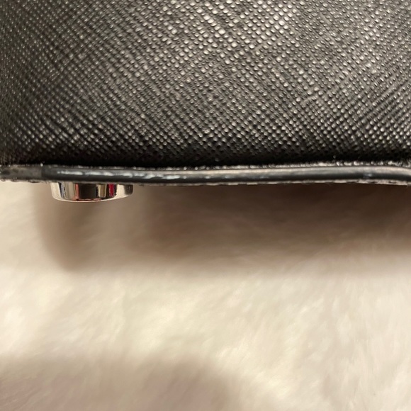 Michael Kors Black Sady Purse. Saffiano leather with silver accents - Picture 13 of 16